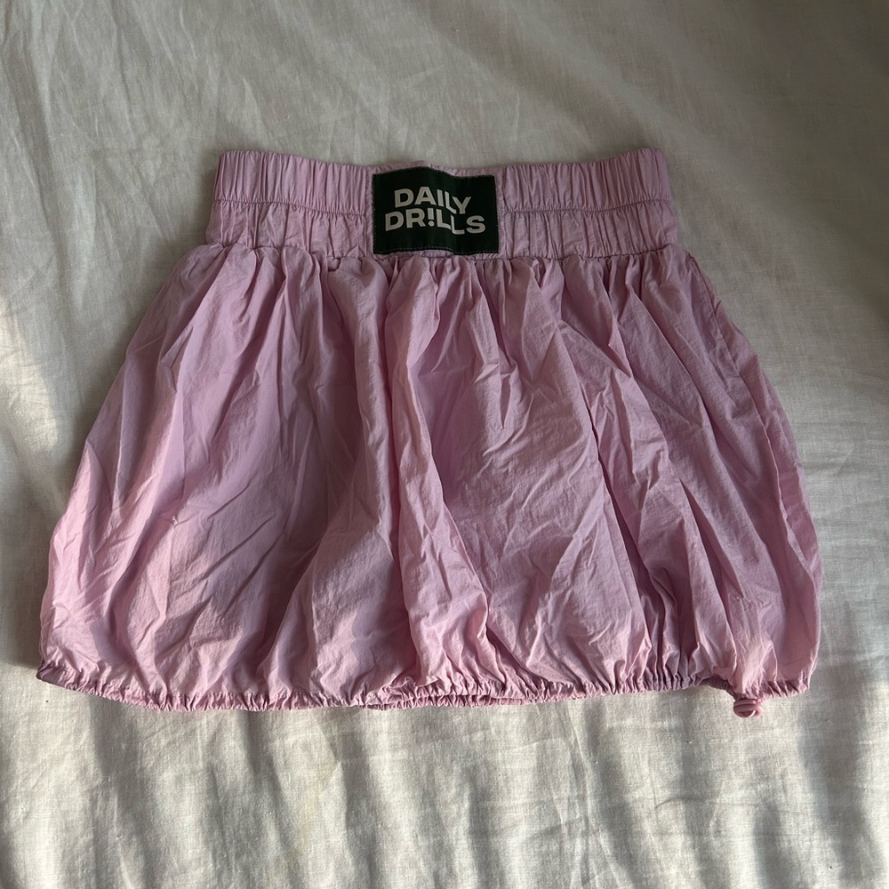 Daily Drills Pink Bubble Skirt